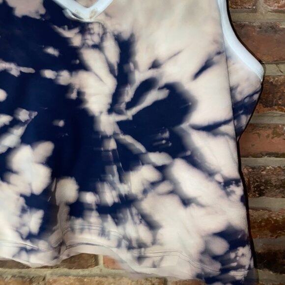Saks Fifth Avenue Custom Bleach Dyed Tank Top Women's Size Medium - Picture 3 of 6